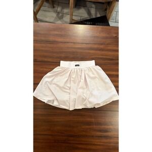 LSKD Women White Active Skirt with Built-in Shorts XS Pleated Tennis Skort